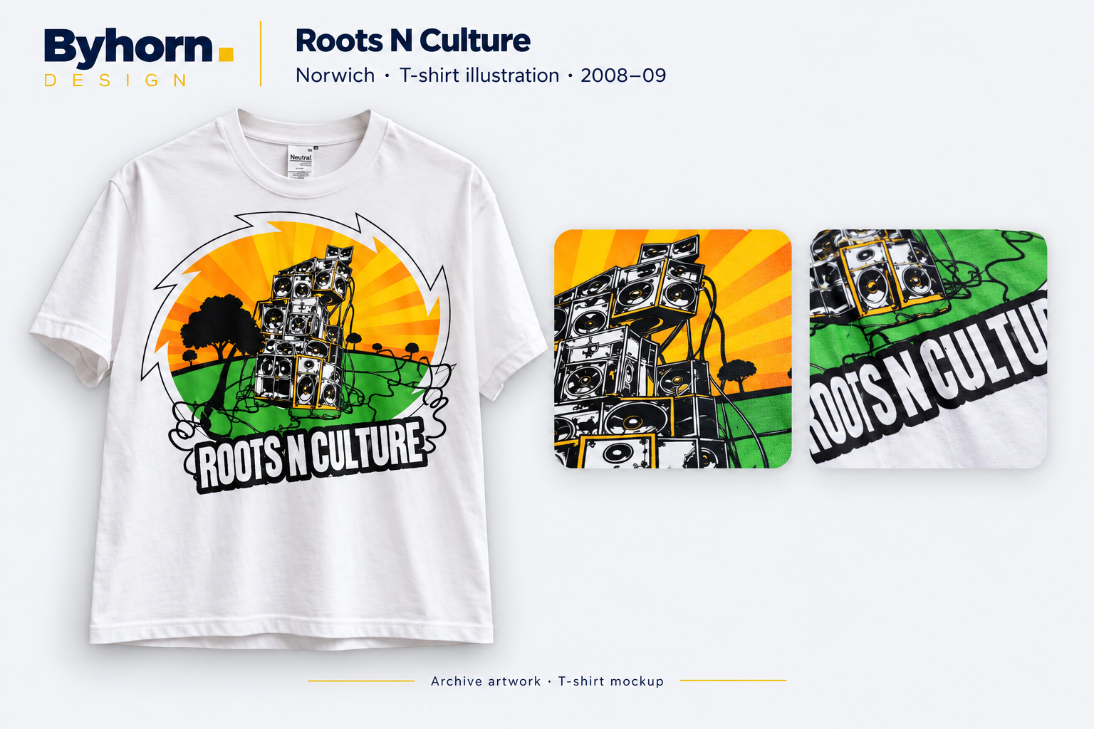 Roots N Culture sound-system T-shirt
