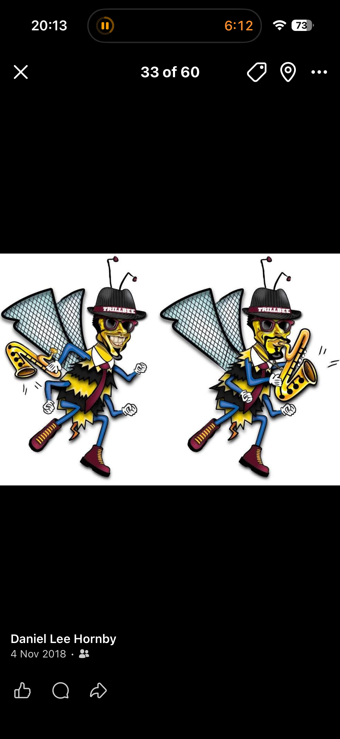 Two complete Trillbee insect musician characters